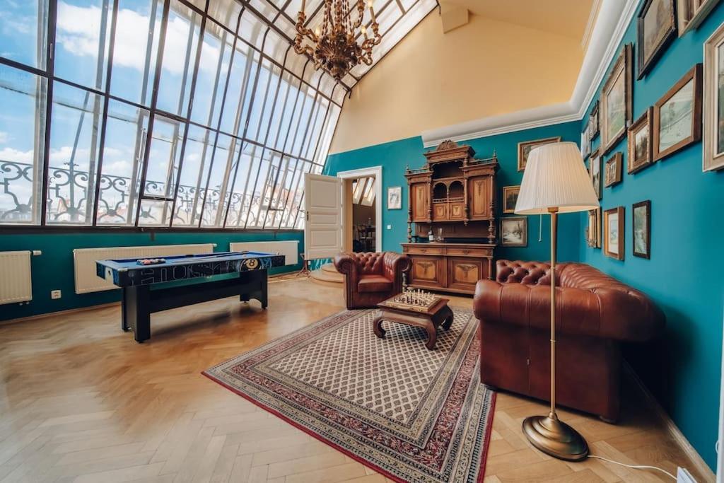 Magnificent Historical Penthouse In The Heart Of Prague Praga Exterior foto