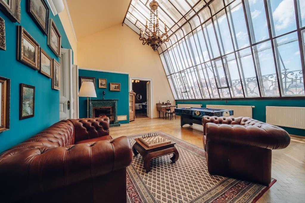 Magnificent Historical Penthouse In The Heart Of Prague Praga Exterior foto