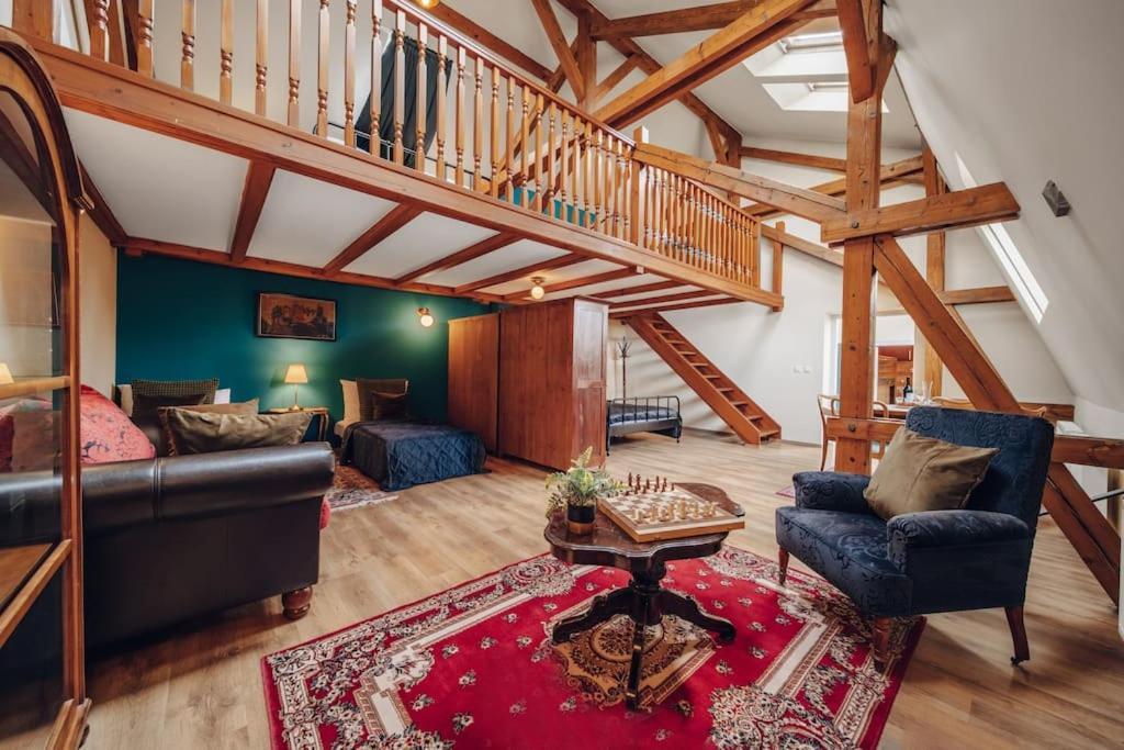 Magnificent Historical Penthouse In The Heart Of Prague Praga Exterior foto